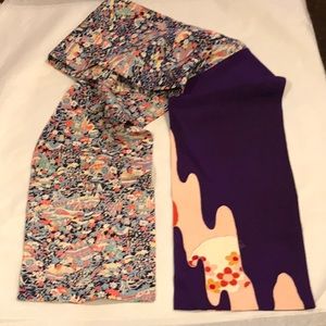 Vintage Japanese kimono silk scarf